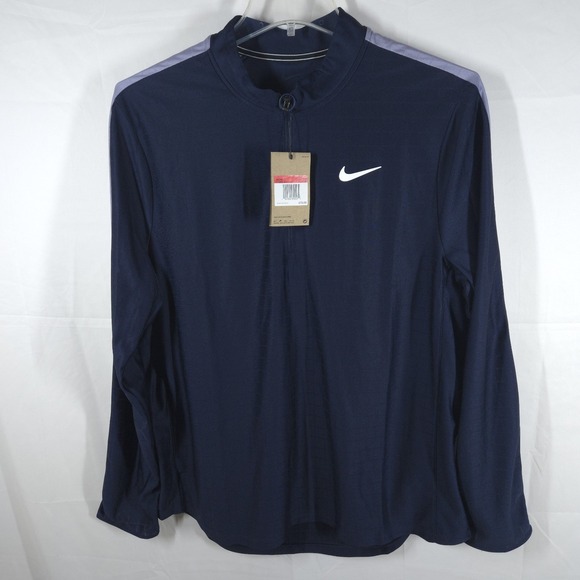 Nike Court Dri‑FIT Advantage 1/2‑Zip Tennis Top Mens Size Large - Picture 1 of 9